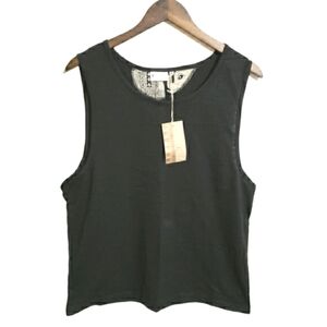 The Elephant Pants Black Tank Top Women's Size Large NWT